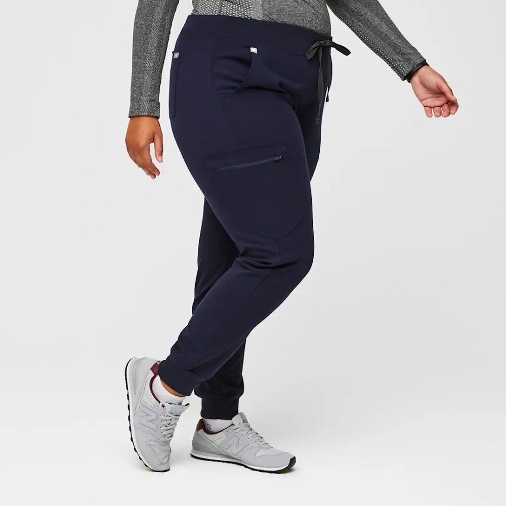 NWT FIGS women zamora jogger scrub pants in navy (XXL) - Picture 2 of 5